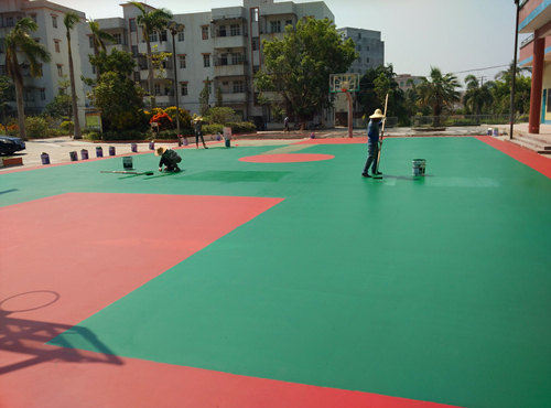 籃球場硅PU籃球場 籃球場硅PU籃球場